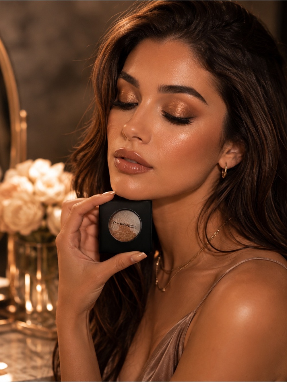 NWT MAC Amber Lights Eyeshadow | Warm Bronze Gold Shimmer